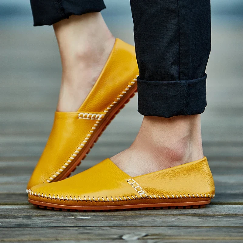 Light Leather Loafers
