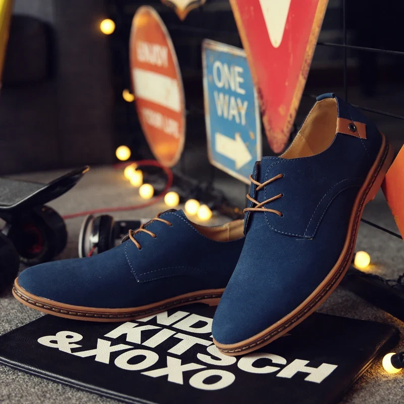 Oxford Suede Business Shoes