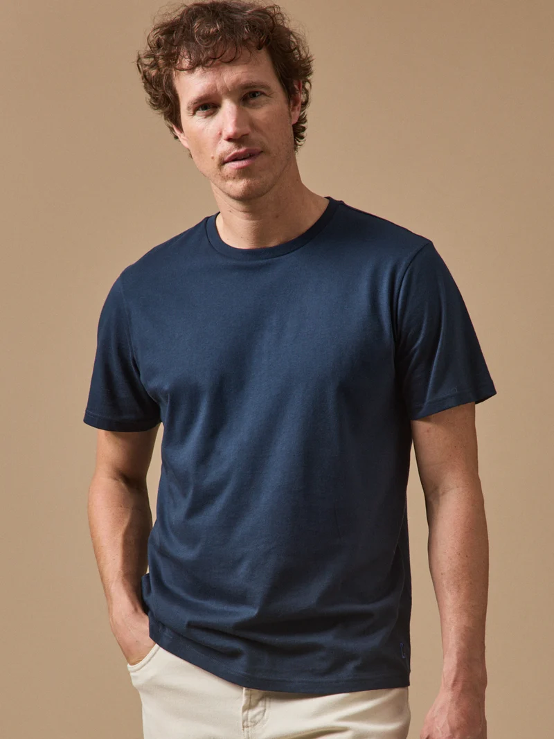 Einfarbiges Herren T-Shirt aus Bio-Baumwolle