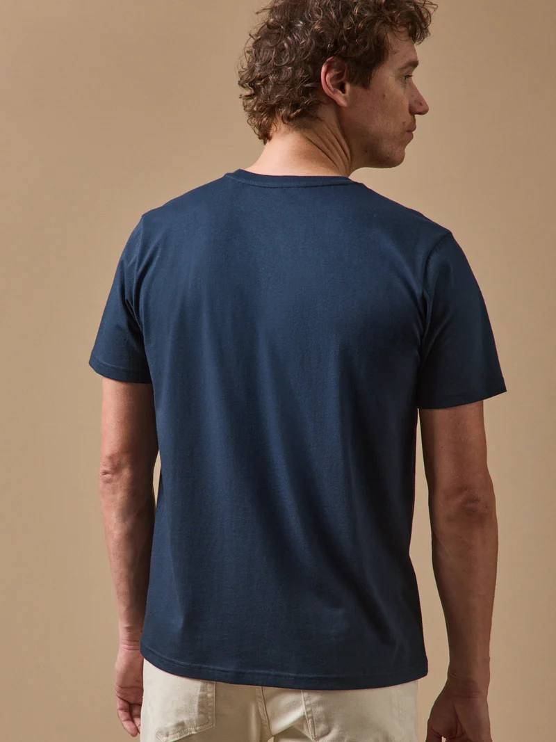 Einfarbiges Herren T-Shirt aus Bio-Baumwolle