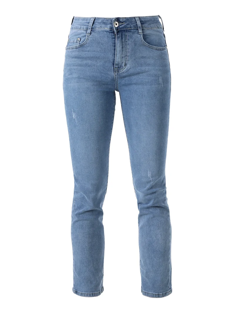 Jeans donna regular fit a vita alta - jeans
