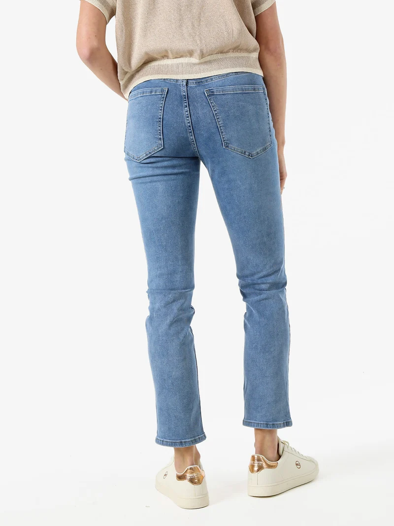 Jeans donna regular fit a vita alta - jeans