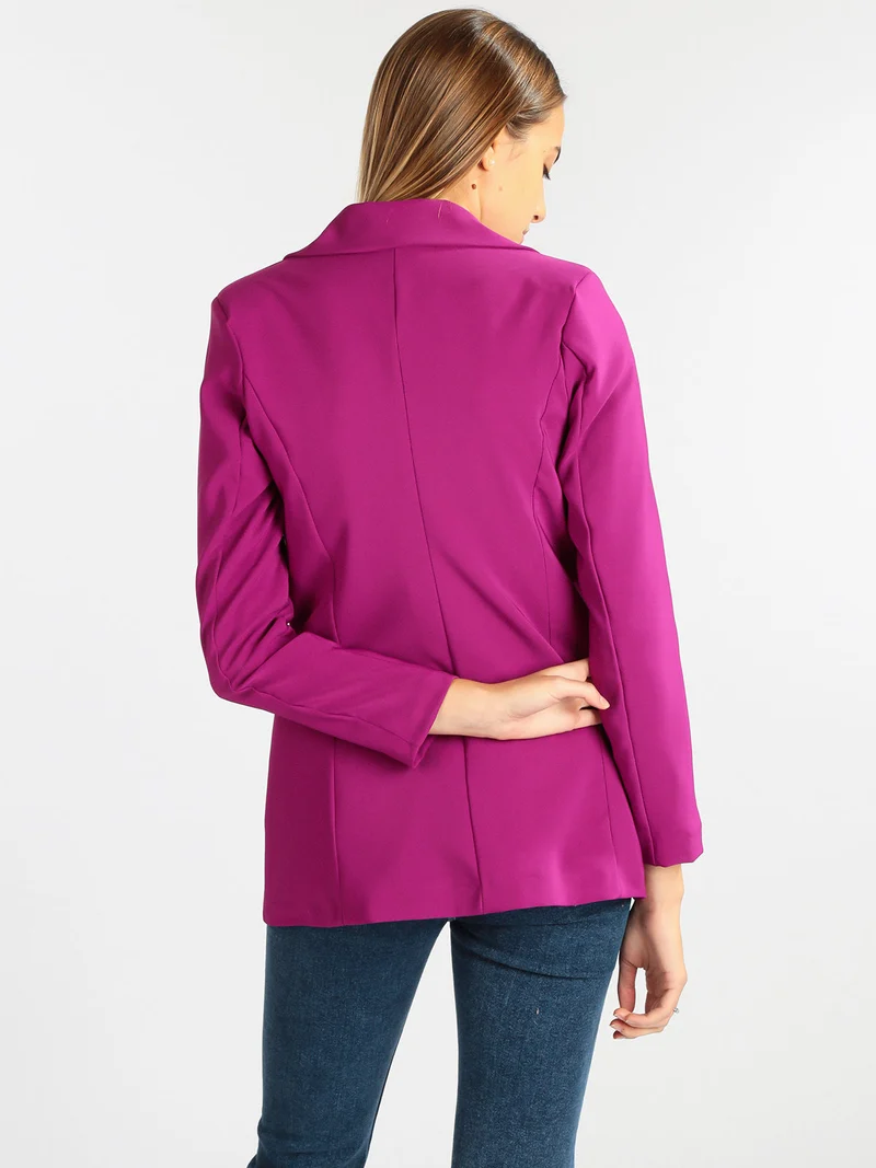 Blazer doppiopetto donna - porpora
