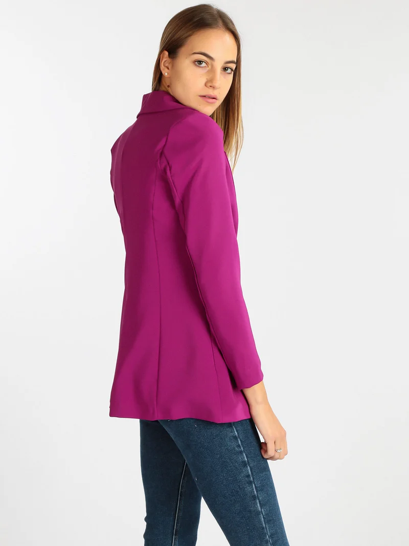Blazer doppiopetto donna - porpora