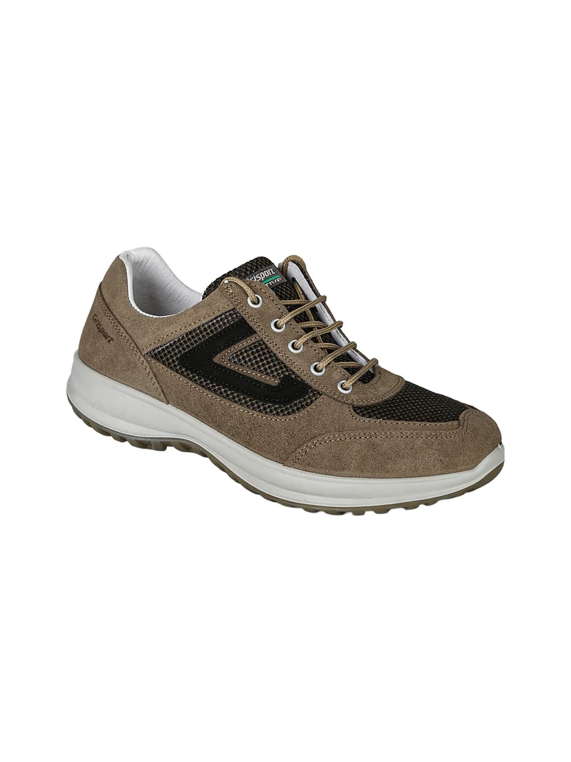 Sneakers in pelle scamosciata da uomo - marrone