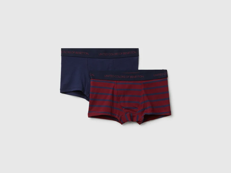 Zwei Boxershorts aus Stretch-Baumwolle