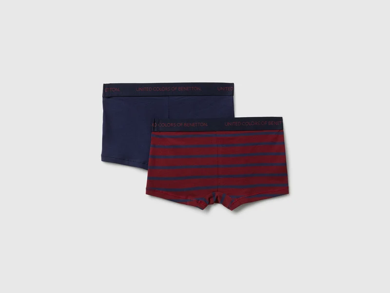 Zwei Boxershorts aus Stretch-Baumwolle