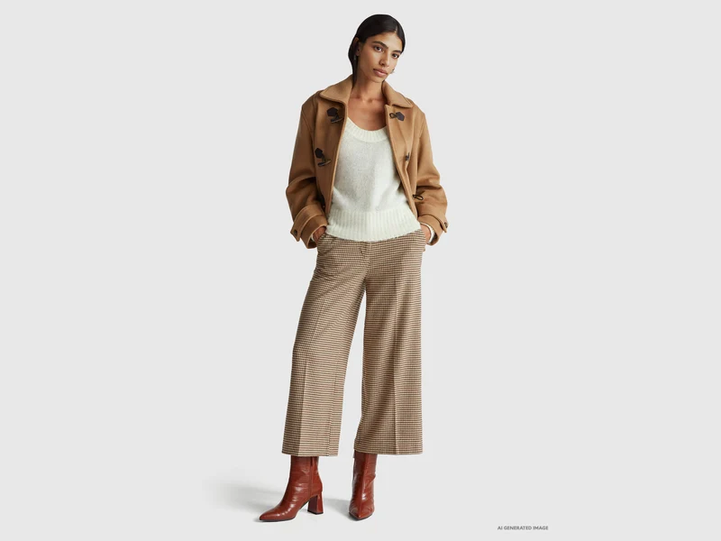 Warmer Pullover aus Mohairmischung