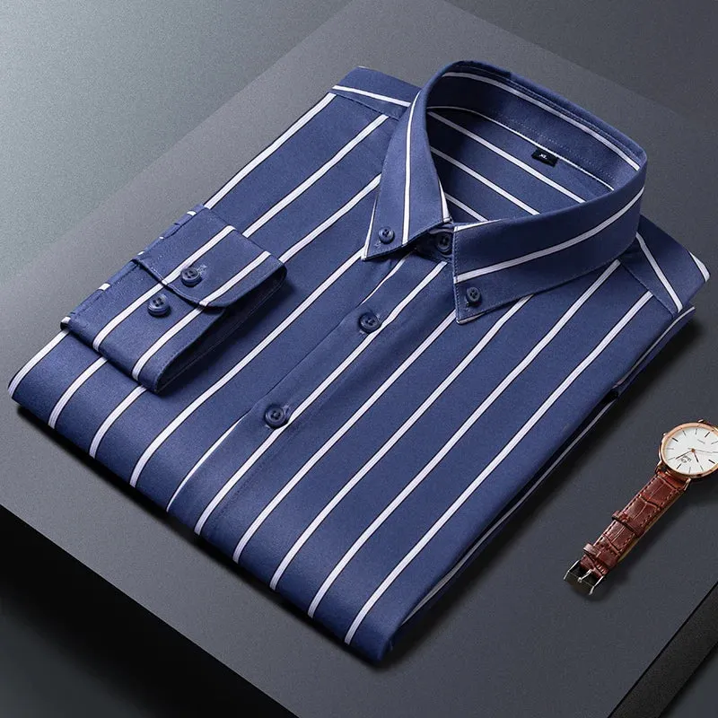 Givalli - Elegant Striped Men's Shirt