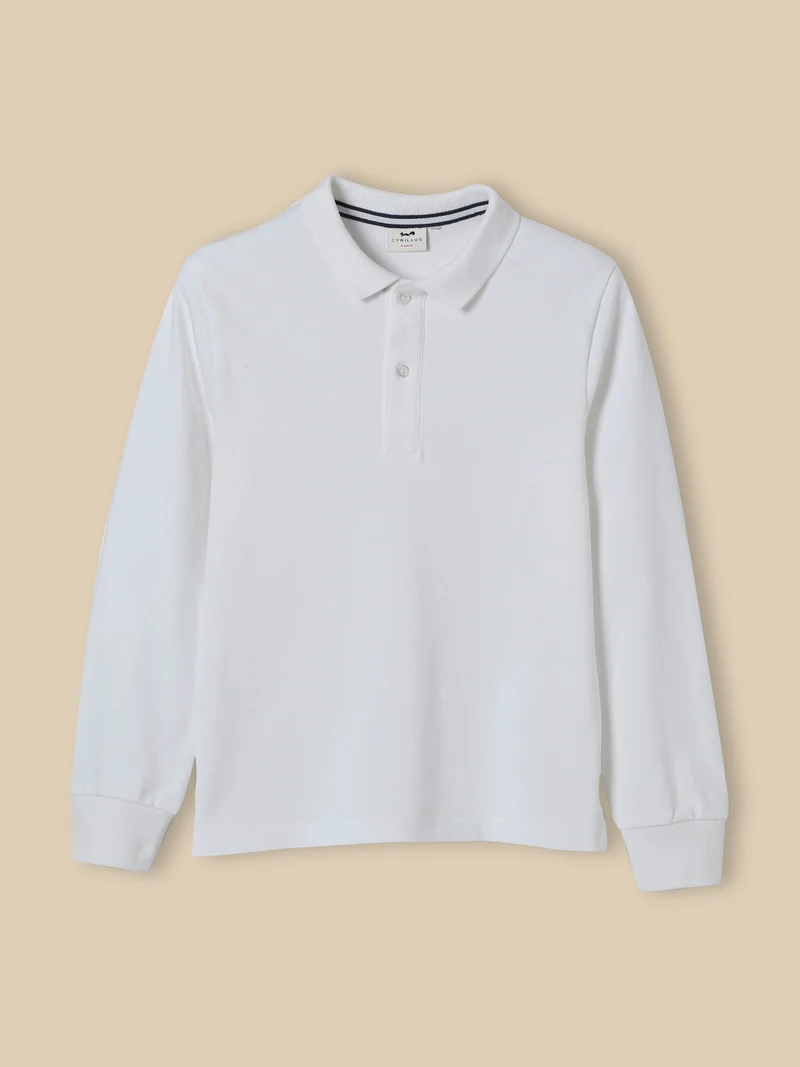 Jungen-Poloshirt aus Bio-Baumwolle