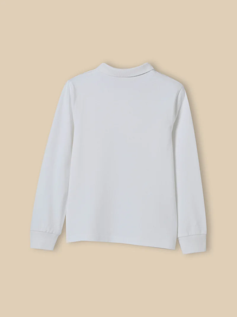 Jungen-Poloshirt aus Bio-Baumwolle