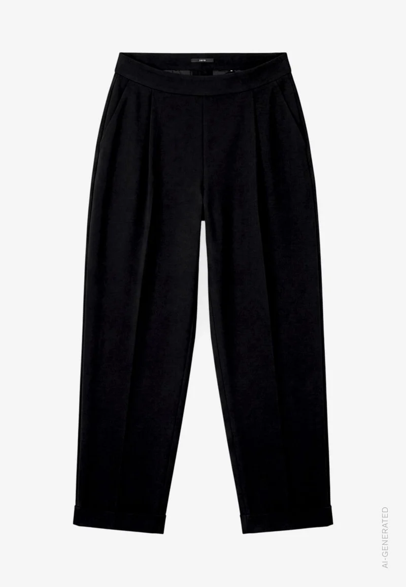 Damen Stoffhose mit Bundfalten