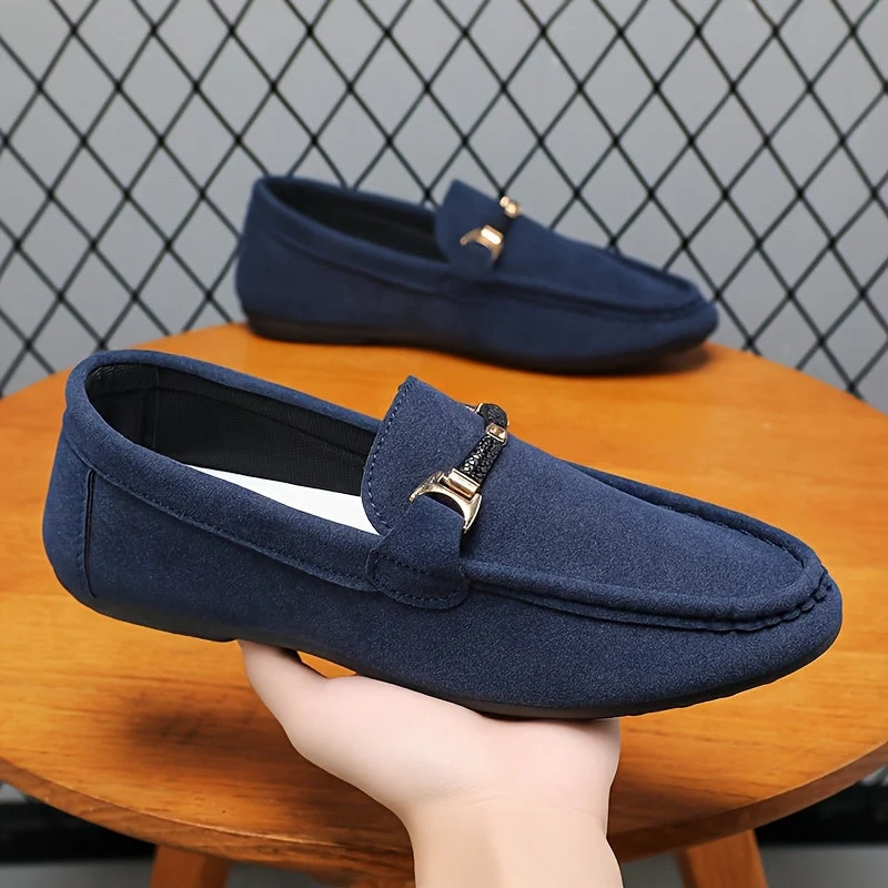 Suede Business Loafers