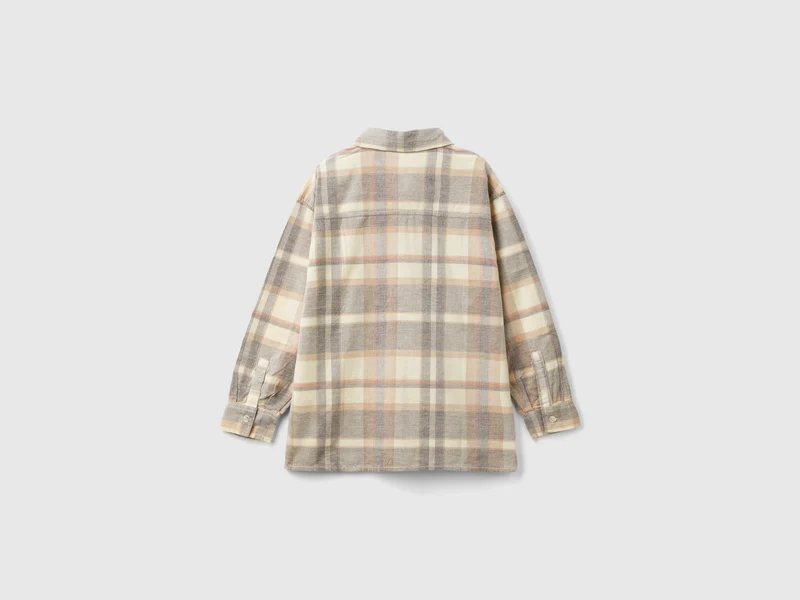 Tartan-Hemd aus Samt