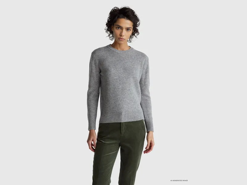 Pullover aus reiner Shetlandwolle