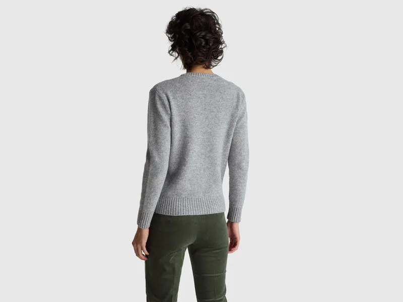 Pullover aus reiner Shetlandwolle
