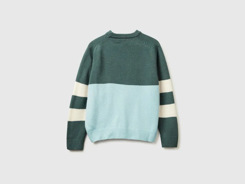 Pullover mit Farbblockdesign