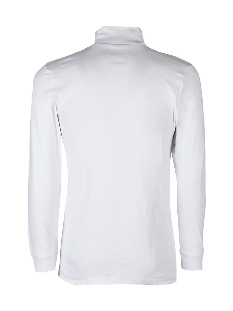 Maglia a lupetto da uomo a maniche lunghe - bianco