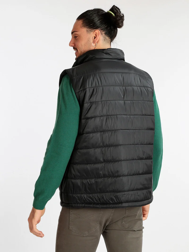 Gilet da uomo imbottito - nero