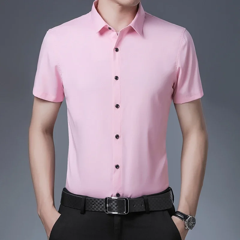 Business Casual Short-Sleeved Shirt