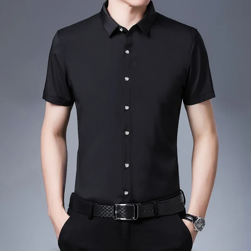 Business Casual Short-Sleeved Shirt