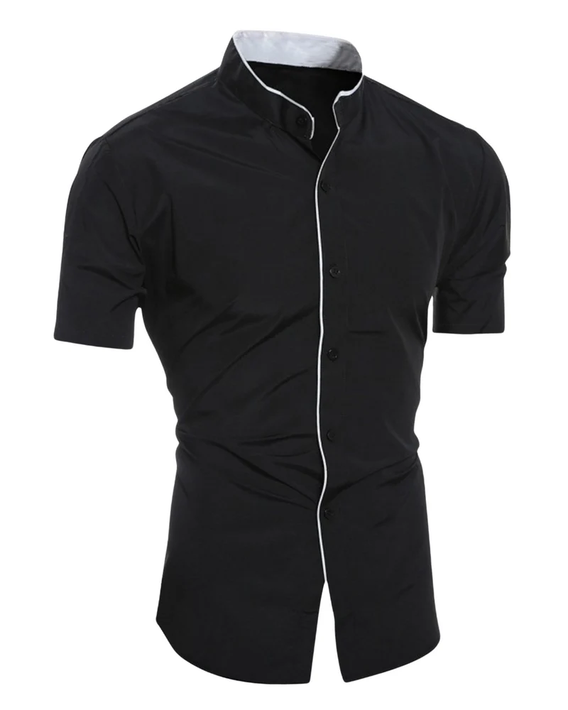 Short-Sleeved Cotton Shirt