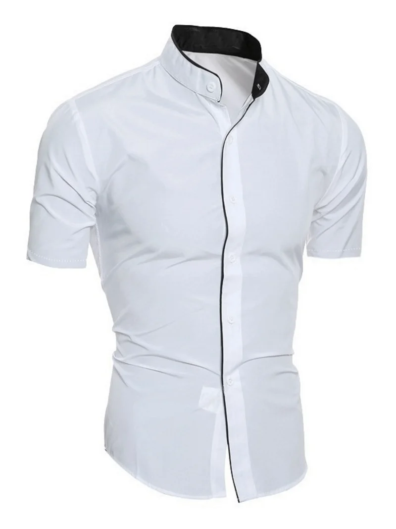 Short-Sleeved Cotton Shirt