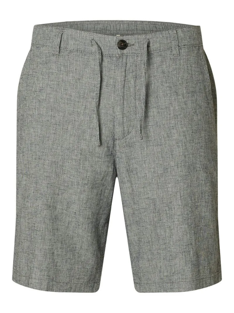 SLHREGULAR-BRODY LINEN BLD SHORTS N
