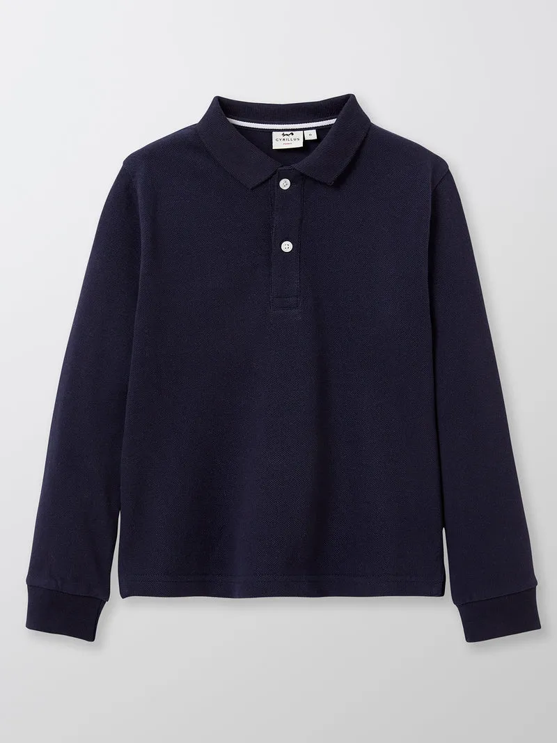 Jungen-Poloshirt aus Bio-Baumwolle