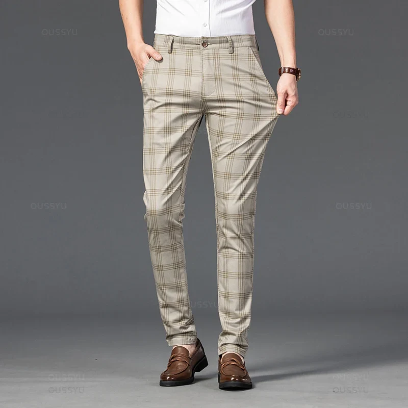 Elegant Plaid Pants