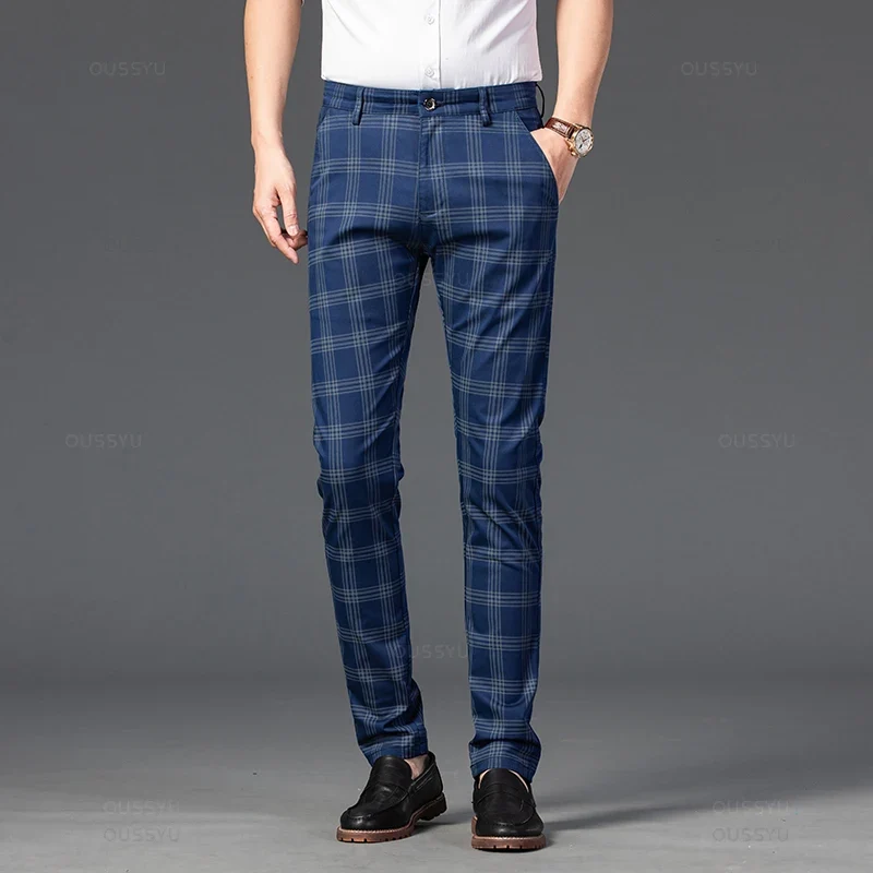 Elegant Plaid Pants