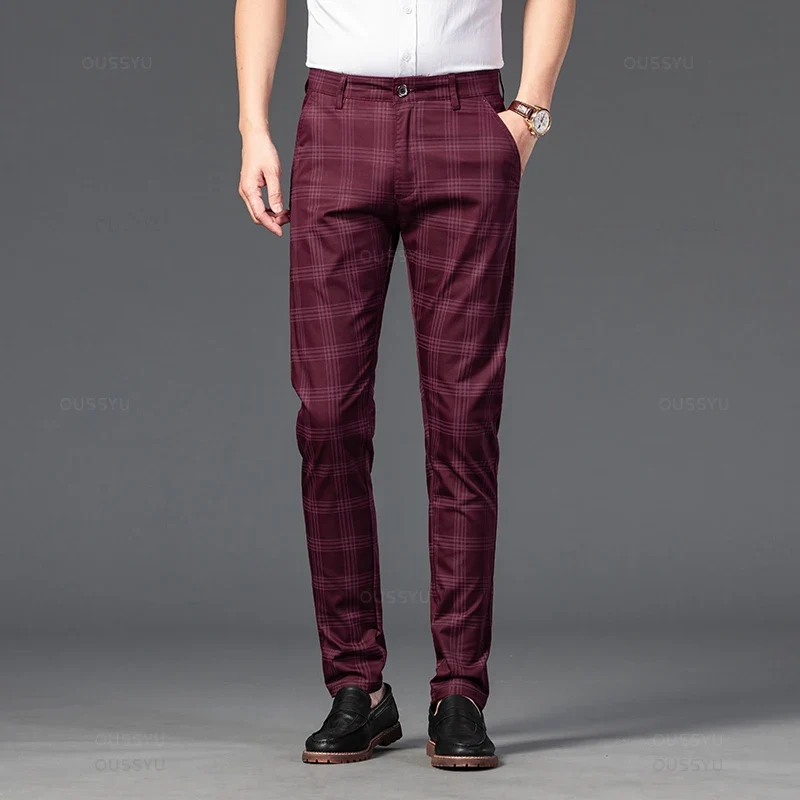 Elegant Plaid Pants