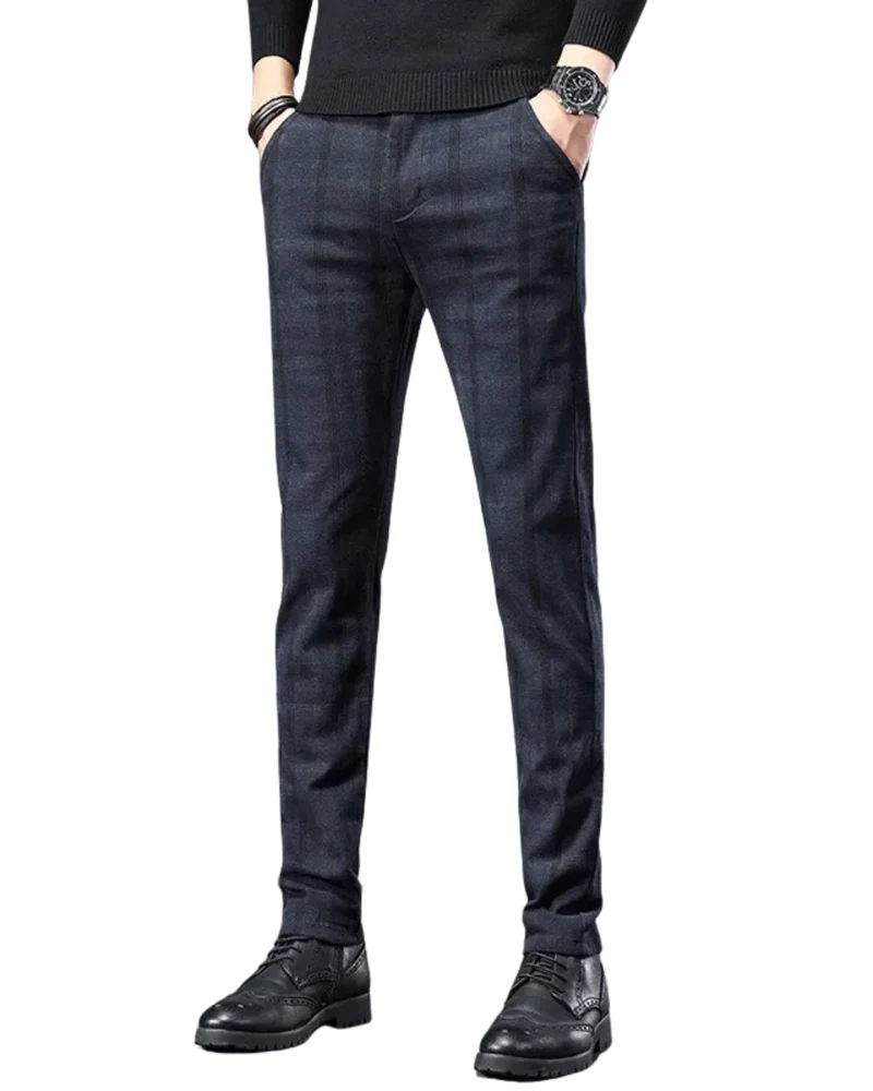 Plaid Casual Pants