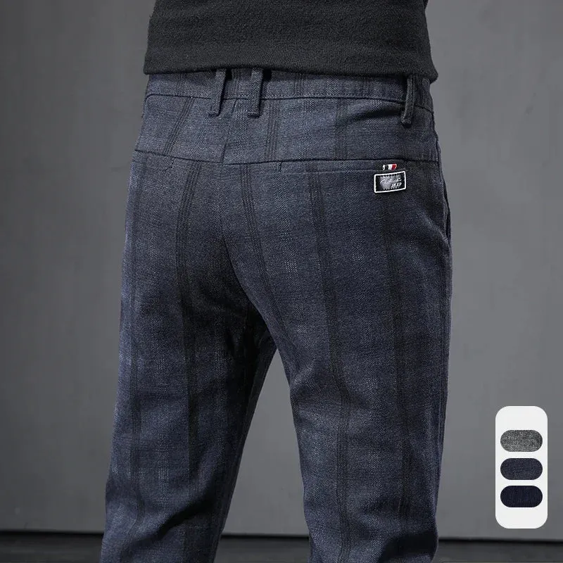 Plaid Casual Pants