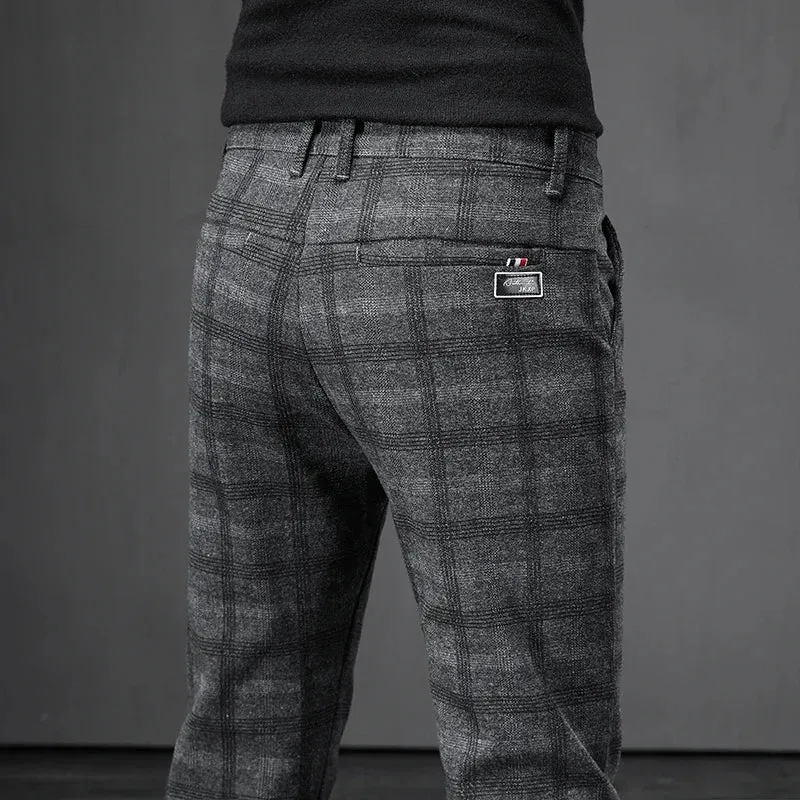 Plaid Casual Pants