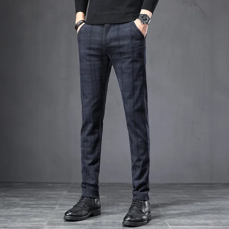 Plaid Casual Pants