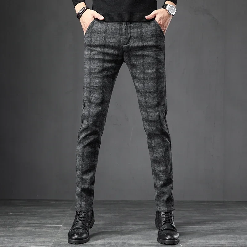 Plaid Casual Pants