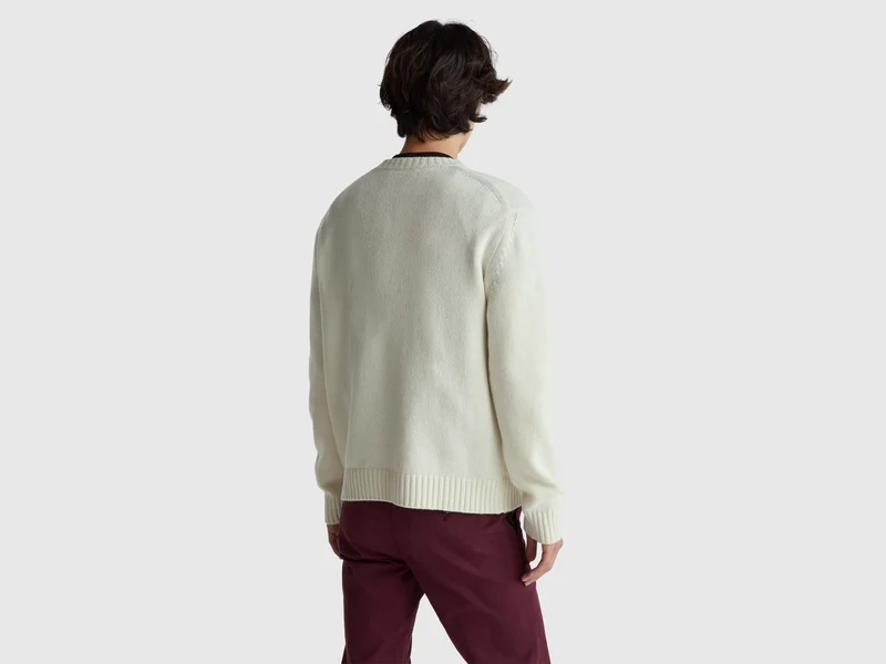Pullover aus Wollmischung