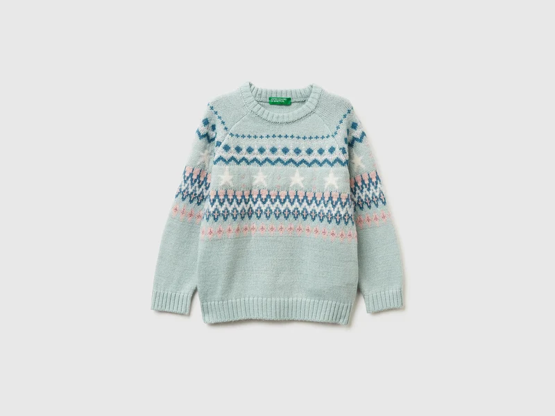 Jacquard-Pullover