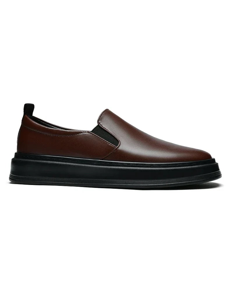 Leather Slip-On Shoes