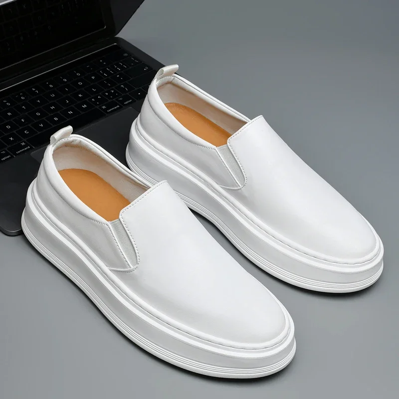 Leather Slip-On Shoes