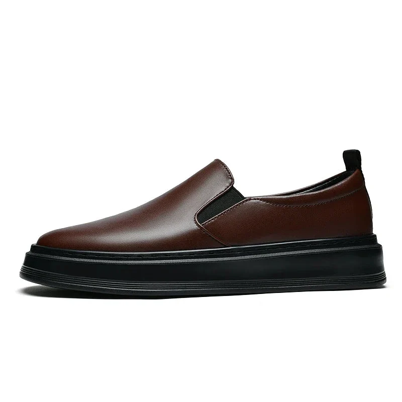 Leather Slip-On Shoes