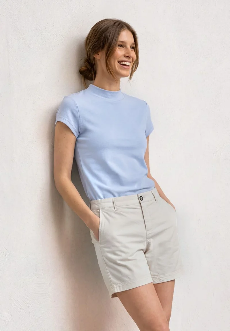 Basic Shirt mit Turtle Neck
