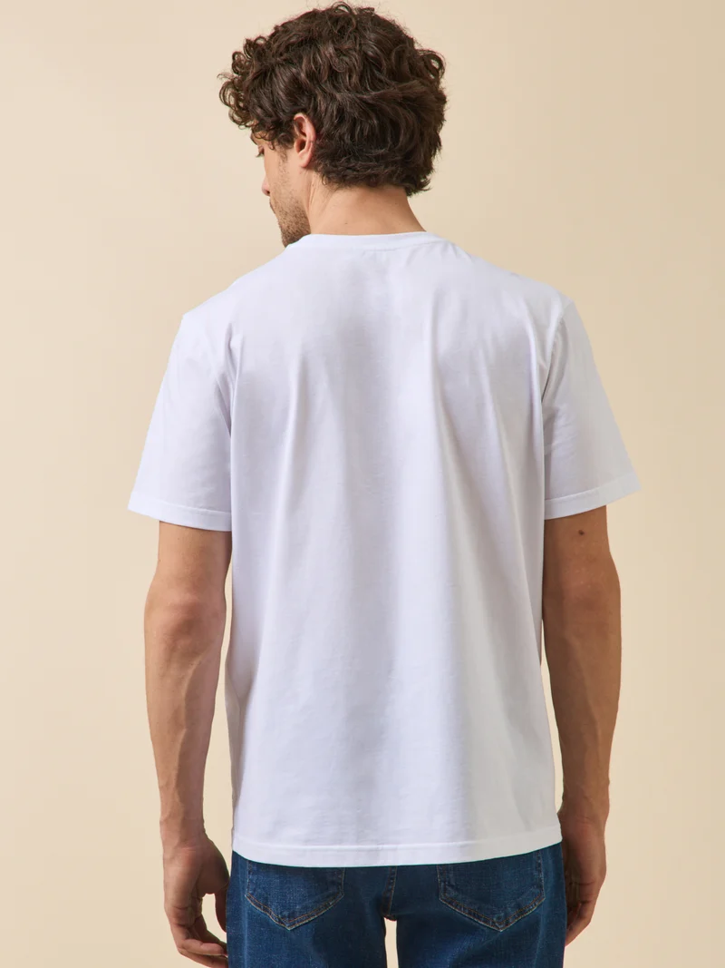 Einfarbiges Herren T-Shirt aus Bio-Baumwolle