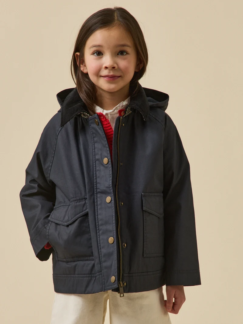 Jacke aus beschichteter Baumwolle – Kollektion « Junior »