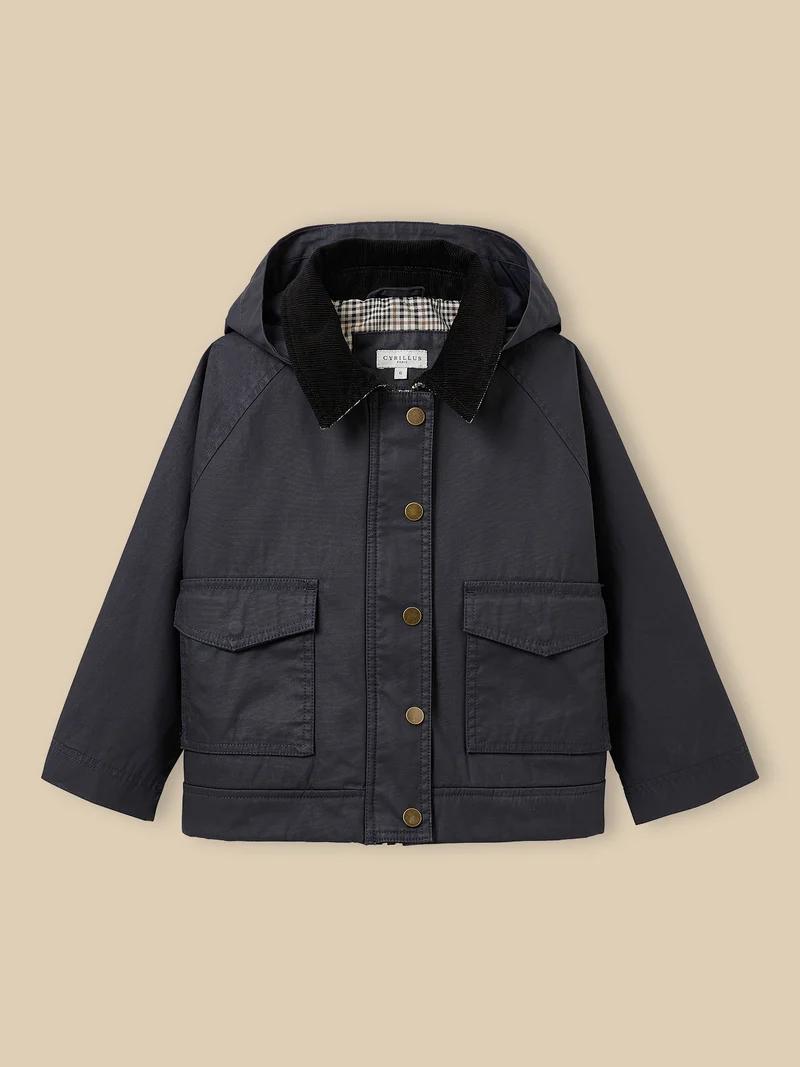 Jacke aus beschichteter Baumwolle – Kollektion « Junior »