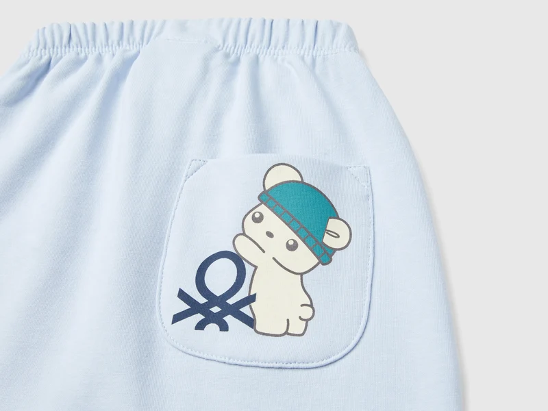 Warme Sweatstoffhose mit Täschchen