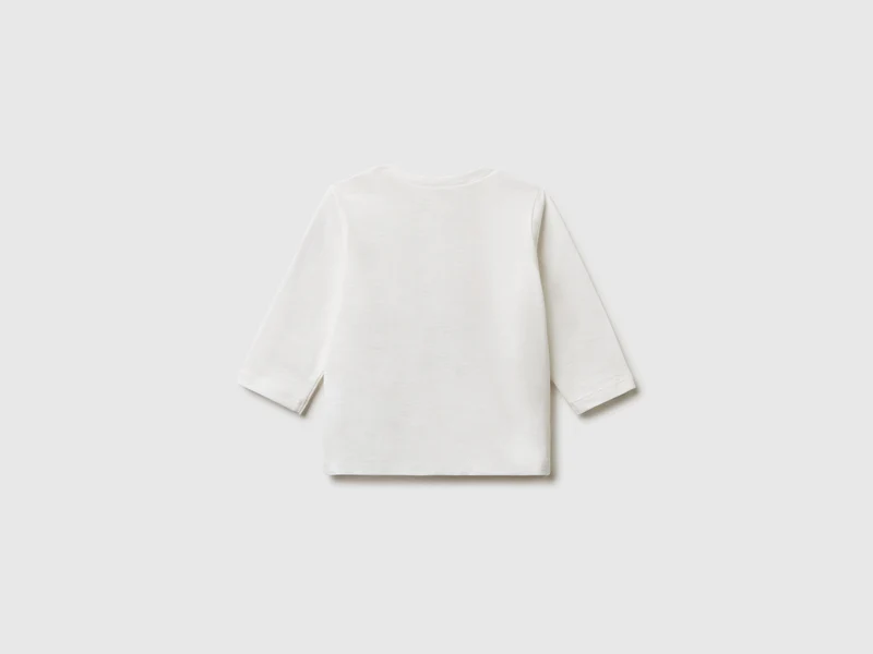 T-Shirt mit geprägtem Aufdruck