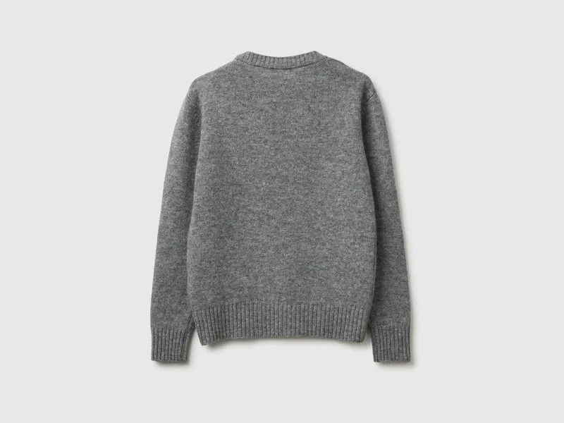 Pullover aus reiner Shetlandwolle