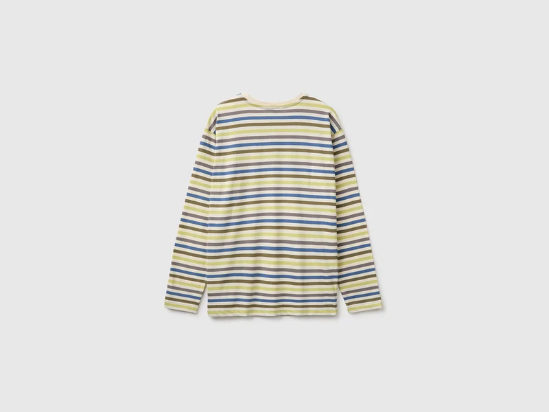 Gestreiftes T-Shirt aus Bio-Baumwolle